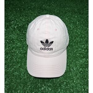 adidas Originals Trefoil Hat Womens OS Adjustable Orchid Pink Strapback Relaxed